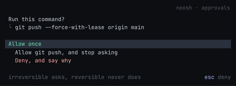 approvals screenshot