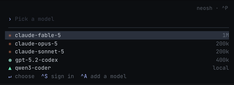 model screenshot